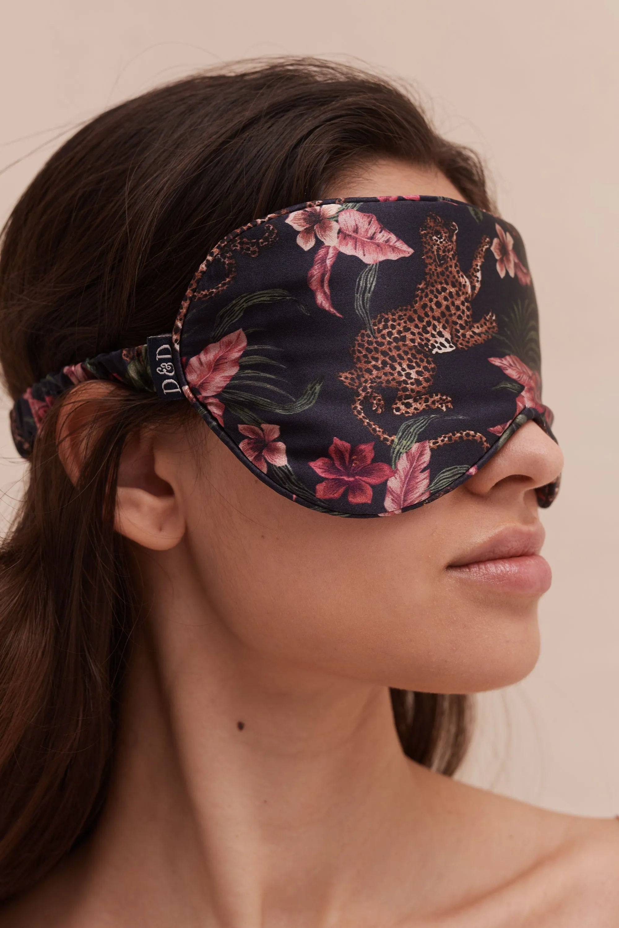 Silk Eye Mask Soleia Print