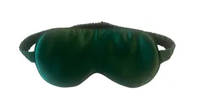 Silk Sleep Mask Dark Green