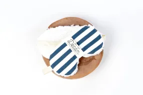 Stripes Deluxe Sleep Mask - Navy & White