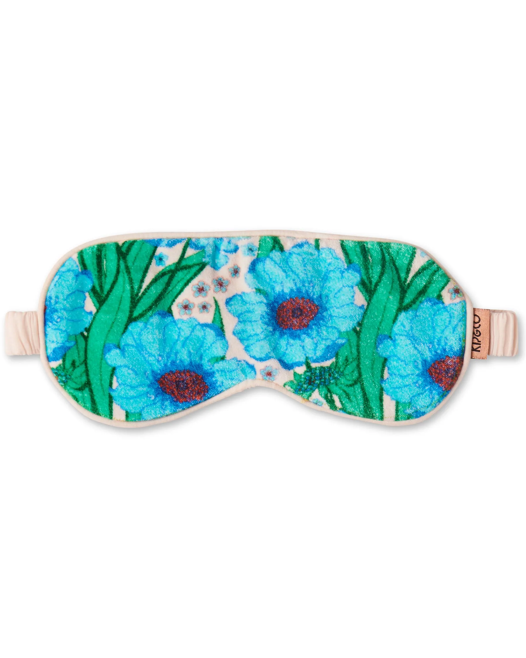 Tumbling Flowers Velvet Eye Mask