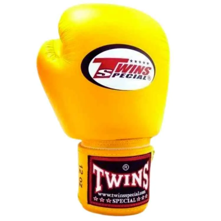 Twins Boxing Gloves - Yellow