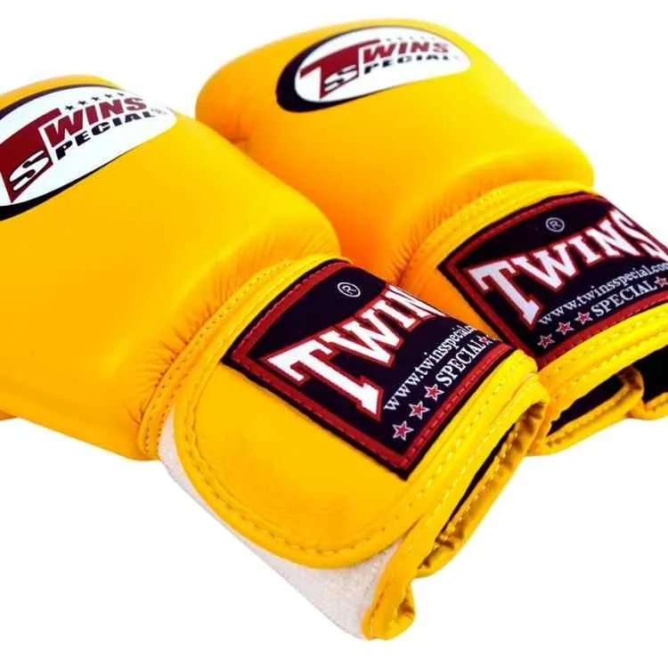 Twins Boxing Gloves - Yellow