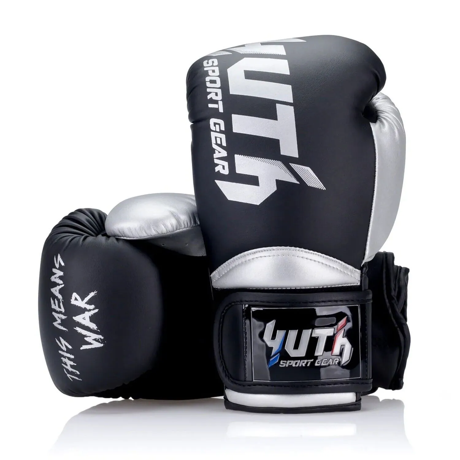 Yuth Supportive Leather Muay Thai Boxing Gloves Adult